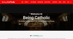 Desktop Screenshot of beingcatholic.com.au