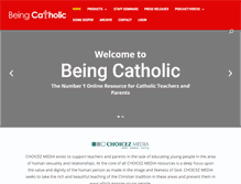 Tablet Screenshot of beingcatholic.com.au